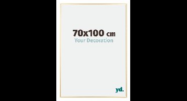 Your Decoration - Puzzellijst 70x100 cm - Goud - Puzzellijst 1500-2000 stukjes - Aluminium Fotolijst - Kent