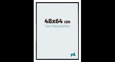 Your Decoration - Fotolijst 48x64 cm - Kunststof - Zwart Mat - Evry