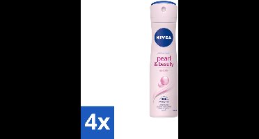 NIVEA – Deodorant Spray – Pearl & Beauty – 150 ml - Voordeelverpakking - 4 stuks