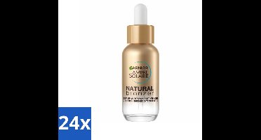 24 x Garnier - Ambre Solaire - Gezichtsdruppels - Natural Bronzer - Zelfbruinend - 30 ml - Zelfbruiner - Gezichtsdruppels - Natuurlijke Bruining - Bronzer - Hyaluronzuur