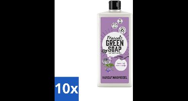 Marcel's Green Soap - Afwasmiddel - Lavendel & Rosemarijn - Voor dagelijks gebruik - 500 ml - Bulkverpakking - 10 stuks