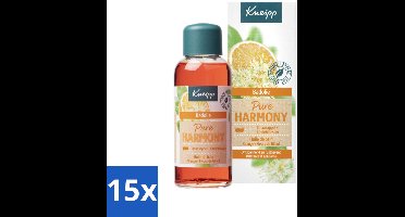 15 x Kneipp - Badolie - Oranje lindebloesem - 100 ml - Badolie - Ontspanning - Natuurlijke Oliën - Stressverlichting - Rustgevend Bad