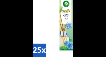 Air Wick - Geurstokjes - Frisse Ochtenddauw - Essentiële Oliën - 40 ml - Bulkverpakking - 25 stuks