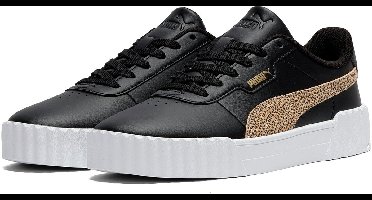PUMA Carina 3.0 Topcat Dames Sneakers - PUMA Black-Toasted Almond