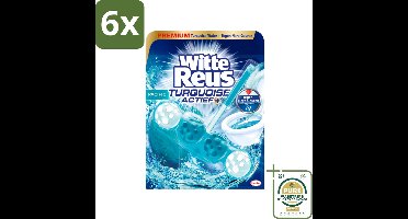 Witte Reus - Turquoise Actief Toiletblok - 1 Toiletblok - Voordeelverpakking - 6 stuks - Toilet reiniging - Fris toilet