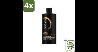 SYOSS - Curls Intense - Shampoo - Langdurige Styling - 440ml - Voordeelverpakking - 4 stuks - Hydraterende shampoo - Anti-pluis shampoo