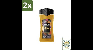 Axe – Douchegel – Peach Infusion – 225 ml - Voordeelverpakking - 2 stuks - Frisheid - Geur
