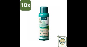 10 x Kneipp - Badschuim - Mint Eucalyptus - Verfrissend - 400 ml - Grootverpakking - Badschuim Mint Eucalyptus - Verfrissend Bad - Eucalyptus En Mint - Aromatisch Bad - Ontspannend Bad