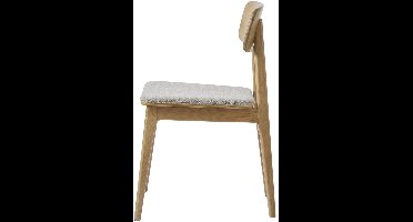 Eetkamerstoel Livo Zand Naturel Eiken - Giga Living