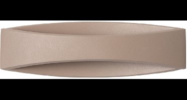 Medusa Wandlamp 10x25x8 cm zand/beige 2700k 720lm dimbaar - Modern - Highlight