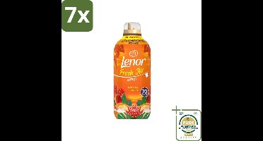 7 x Lenor – Wasverzachter – Tropical Sunset – 70 Wasbeurten – 980 ml - Grootverpakking - Koffiezetapparaat - Koffiezetapparaat - Koffiezetapparaat