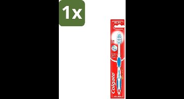 1 x Colgate - Tandenborstel - Classic Deep Clean Medium - 1 Tandenborstel - Tandenborstel - Mondgezondheid - Tandenborstel Reiniging - Tandplak Verwijderen - Etensresten Verwijderen