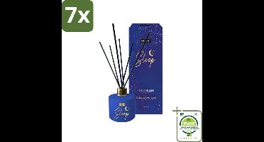 7 x Sence - Sleep - Geurstokjes - Ontspannend - 100 ml - Grootverpakking - Geurstokjes - Ontspanning - Slaapkamer - Wellness - Geur