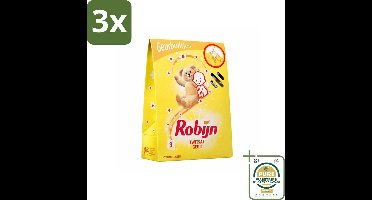 3 x Robijn Geurbuiltjes Zwitsal 3 stuks per verpakking - Grootverpakking - Zwitsal Geur - Geurbuiltjes - Kledingkast - Beddengoed - Parfum Parels