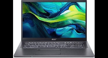 Acer Aspire 17 A17-51M-51KF Intel® Core™ i5 i5-1334U Laptop 43,9 cm (17.3") Full HD 16 GB LPDDR5-SDRAM 512 GB SSD Wi-Fi 6E (802.11ax) Windows 11 Home Grijs