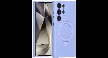 TUNIQ telefoonhoesje voor Samsung Galaxy S24 Ultra - MagSafe met ringstand - Lila