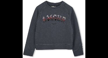 Zadig & Voltaire X60323 Sweatshirt Grijs 8 Years Meisje