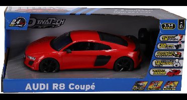 Audi R8 Coupé - Radiografisch bestuurbare auto - 1:14-schaal - Rood