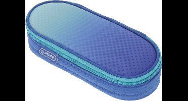 Herlitz etui 'Dip Dye blauw'