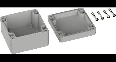 TRU COMPONENTS TC-9065600 Industriële behuizing 82 x 80 x 55 ABS Grijs-wit (RAL 7035) 1 stuk(s)