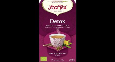 3x Yogi Tea Detox Bio - Ayurvedische Kruidenthee met Zoethout, Kaneel en Gember - 100% Biologische Thee