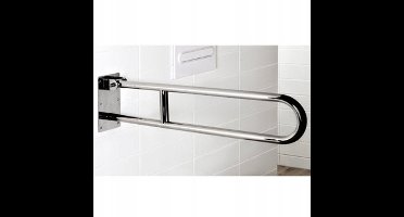 Bisk Opklapbare Douche-WC Steun 70cm RVS - Veiligheid & Comfort