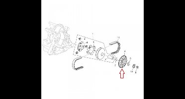 Joue fixe variateur origine pour Scooter Piaggio 125 LIBERTY S RST 4T E2 2004 à 2007 Neuf