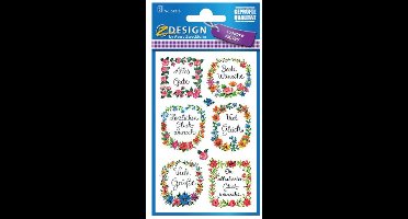 Avery 54216, Meerkleurig, Permanent, Papier, 2 vel, 7,6 cm, 12 cm