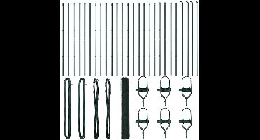 vidaXL - Hekpaal. - Groen