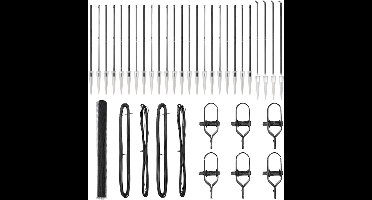 vidaXL - Hekpaal. - Grijs