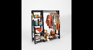 sweet home kindergarderobe - zwart