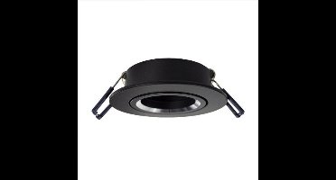 PHILIPS LED Inbouwspot Rond | 70mm | Zwart | 4W | Dimbaar | 4000K - Naturel wit (840)