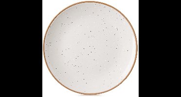 Orion - Platte Keramische Dinerbord - 27 cm - Beige - Vaatwasser- en Magnetronbestendig