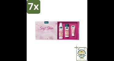 7 x Kneipp - Soft Skin Collection Luxe Geschenkset - Douche foam - Grootverpakking - Kneipp Soft Skin Collection - Douche Foam Soft Skin - Douchegel Soft Skin - Body Milk Soft Skin - Droge Huid Verzorging