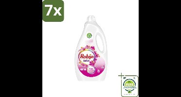 7 x Robijn - Color Pink Sensation - Vloeibaar Wasmiddel - 60 Wasbeurten - Grootverpakking - Wasmiddel - Kleurbehoud - Biologisch Afbreekbaar - Wasverzachter - Wasgeur