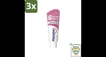 3 x Prodent – Tandpasta – Gevoeligheid – Pro-Zinc Technologie – 75 ml - Grootverpakking - Koffiezetapparaat