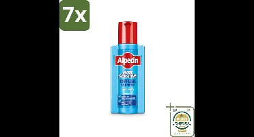 7 x Alpecin - Hybrid - Shampoo - Gevoelige Hoofdhuid - 250 ml - Grootverpakking - Gevoelige Hoofdhuid Shampoo - Haaruitval Shampoo - Cafeïne Shampoo - Anti-roos Shampoo - Droge Hoofdhuid Shampoo