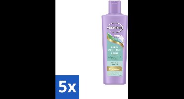Andrélon – Shampoo – Volume Boost – 250 ml - Bulkverpakking - 5 stuks