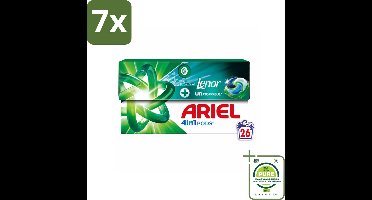 7 x Ariel - 4in1 Wasmiddel Pods - Lenor Unstoppables - 26 Pods - Grootverpakking - Ariel Wasmiddel - Lenor Unstoppables - Wascapsules - Langdurige Geur - Wasverzorging