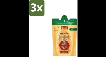Garnier - Loving Blends - Shampoo Refill - Honing Goud - Beschadigd & Breekbaar Haar - 250 ml - Bulkverpakking - 3 stuks
