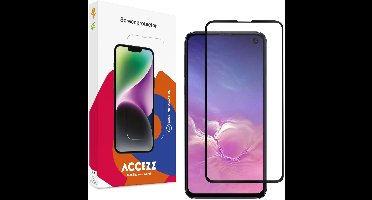 Accezz Screen protector - Geschikt voor Samsung Galaxy S10 - Gehard Glass Full Cover