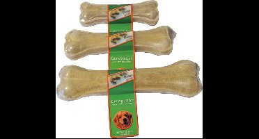 Gebr. de Boon Hondenbot gevuld met pens - Hondenvoer - Hondensnack - Hondensnacks gedroogd - Hondenkluif - 13 cm