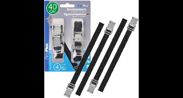 Voordeelset van 8x stuks caravan/camper fietsen spanbanden 40 en 50 cm - Super handige vastmaak bandjes