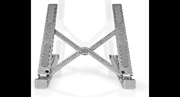 Nedis Notebookstandaard - Aantal standen: 6 - 17 " - Zonder Verlichting - Opvouwbaar