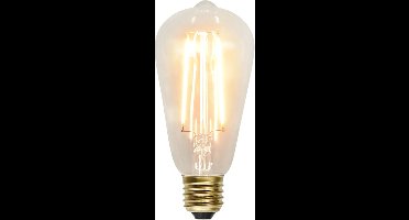 Druppel-Edison lamp - E27 - 2.3W - Super Warm Wit <2200K - Filament - Helder
