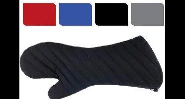 BBQ handschoen katoen blauw