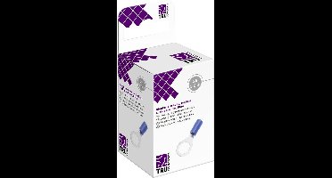 TRU COMPONENTS T2010C290 Ringkabelschoen Dwarsdoorsnede (max.): 2.5 mm² Schachtdiameter: 8.4 mm Deels geïsoleerd Blauw