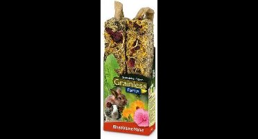JR Farm Knabbelstick Calendula Stokroos 140g