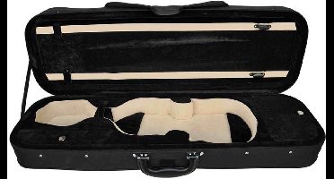 Leonardo VC-4144-BK Elementary Series vioolkoffer rechthoekig 4/4 zwart