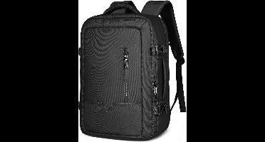 Grote Reisrugzak met 180° Opening voor Laptops tot 17,3 Inch - Spatwaterdicht en Multifunctioneel